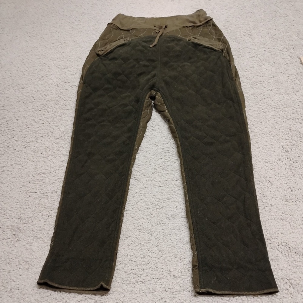 Kapital Pants Mens Size 4 (Fits 30x26) Fleece Waffle Quilted Designer Japan Rise